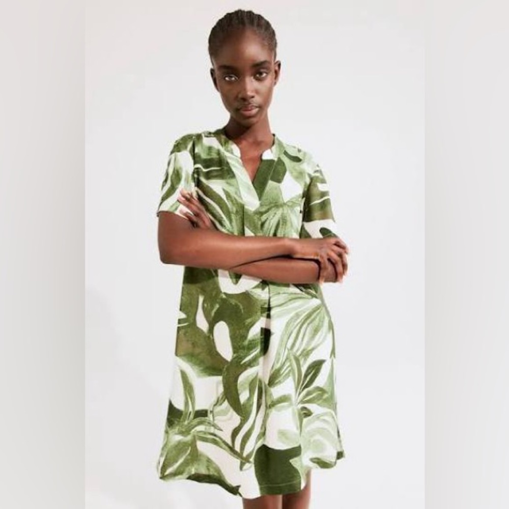 Palm Shift Dress
